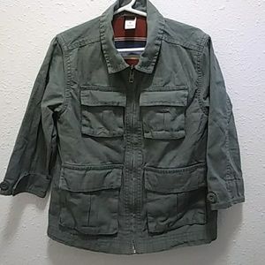 Tea Collection Cargo Zip Up Jacket